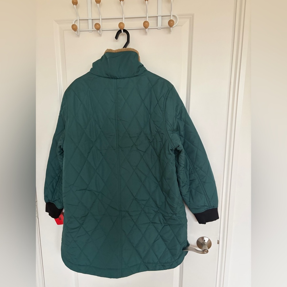 ❤️Weatherproof Women's Quilted Green Puffer Coat size M New with tag - Picture 4 of 8